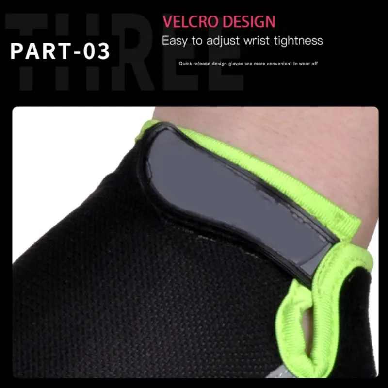 

Bicycle Gloves Fitness Half Gloves For Men Women Outdoor Sports Non-slip Sweat-absorbent Breathable Half-finger Sports Gloves