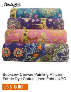 Booksew в африканском стиле Анкара Ткани в стиле пэчворк 2 шт./партия 40 х 50 см хлопковая прошитая Материал Tecido Tissu Tida ткани цветочный Tecido