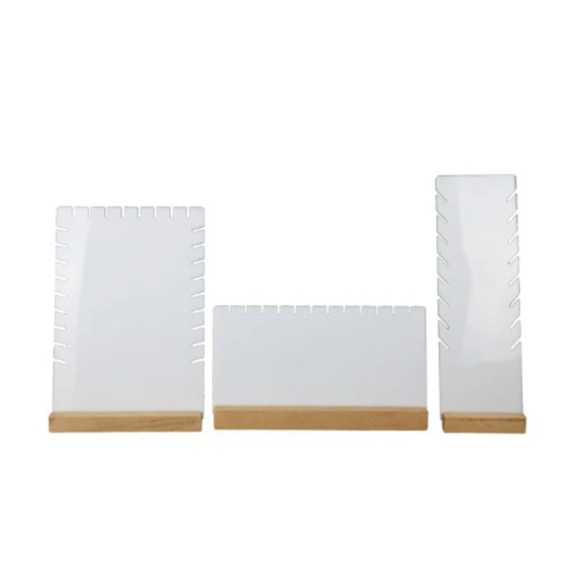 Ювелирные изделия дисплей Подвеска поднос серьги браслет кольца блоки твердая