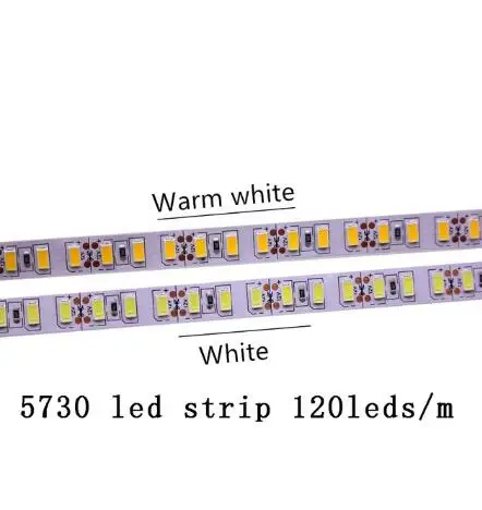 5630 120LEDS 1M Светодиодные ленты 5 м 2835 5730 5050 5054 RGB CCT RGBCCT RGBW/RGBWW теплый белый 60/120/240/480 светодиодный 4in1 12V 24V ленты светильник полосы Гибкие - Испускаемый цвет: 5630 120LEDS 1M