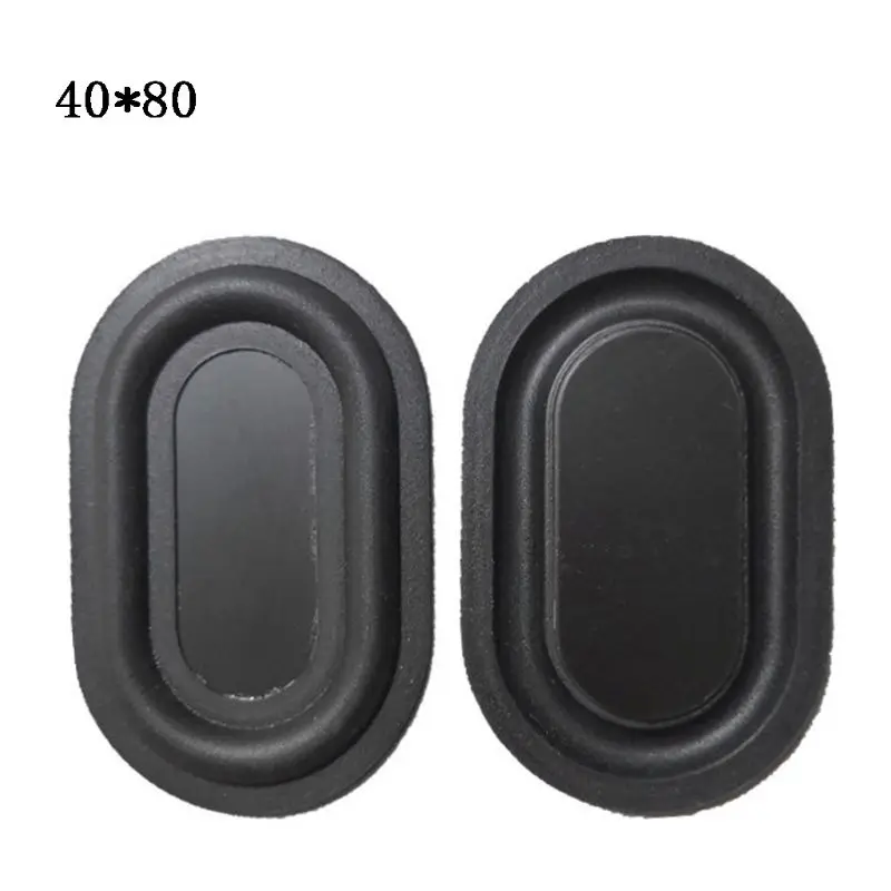 

2PCS Oval Bass Diaphragm Rubber Passive Radiator Bass Vibration Plates 2040-6090