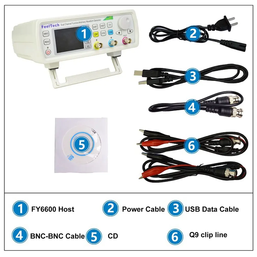 Двухканальный генератор сигналов с цифровым управлением 15 МГц|Генераторы