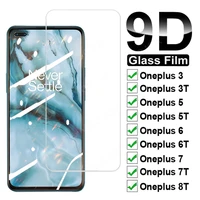 9d full tempered glass for oneplus 8t 7t 6t 5t 6 5 3t 3 17 16 screen protector one plus 7 oneplus7 18t protective glass film