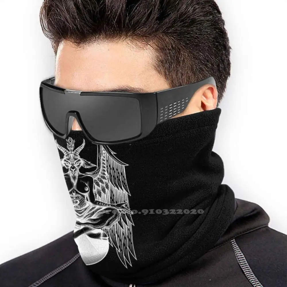 Шапка Baphomet из козы стрейчевая шапка с 3D рисунком своими руками Шляпка-баггомет