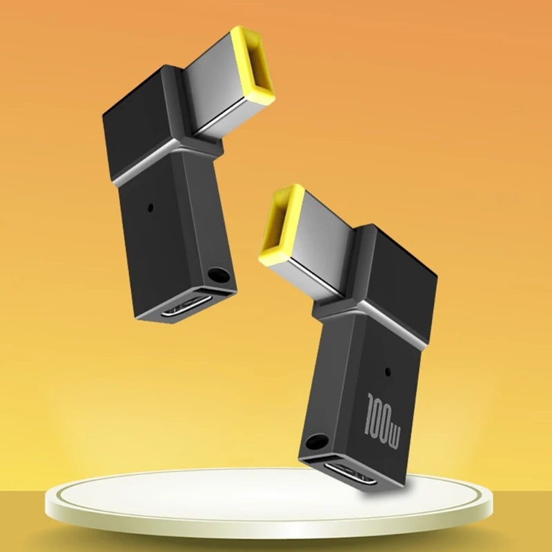 Зарядное устройство W3JB Type C-Square Mouth Male 100W PD Flash конвертер головы простой настольный