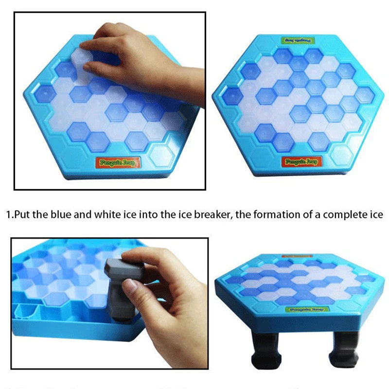 Столик головоломка Пингвин ловушка активировать забавная игра Интерактивная