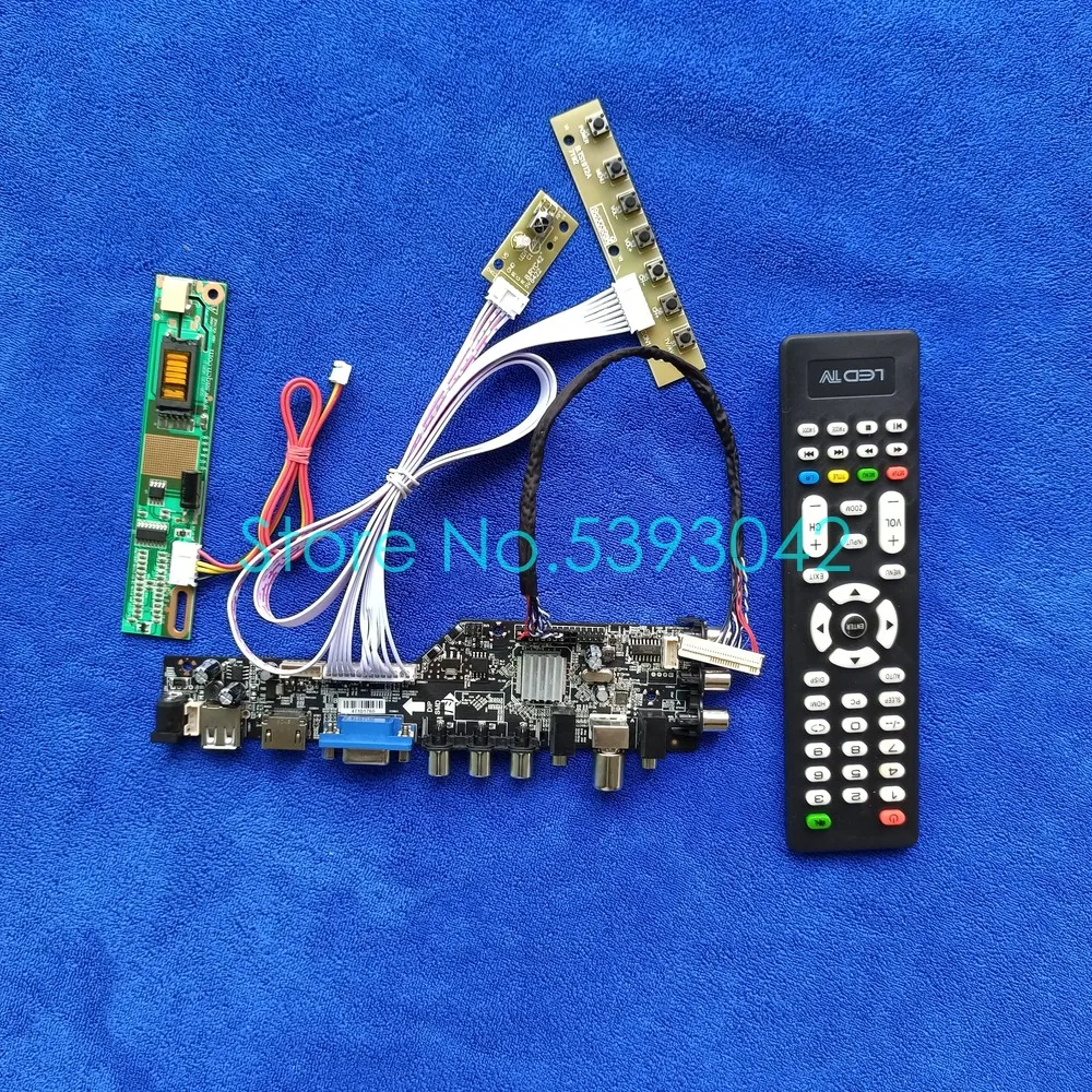 

Подходит для LP156WH1 (TL)(B1)/(TL)(B3)/(TL)(C1)/(TL)(C2) 30-контактный LVDS 1CCFL 1366*768 AV USB цифровой 3663 DVB-C комплект платы контроллера