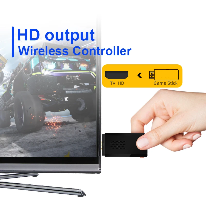 Консоль игровая Беспроводная DATA FROG 4K HDMI 10000 классических игр | Электроника