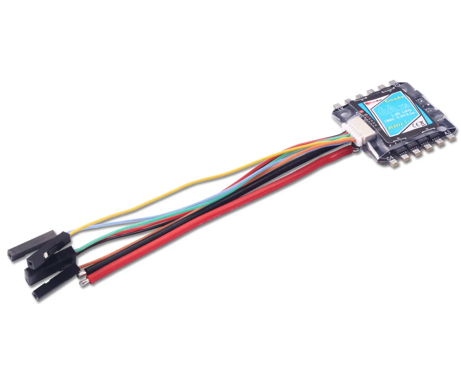 

SunriseModel в виде цикады из 6A BLHELIS 1-2S 4in1 бесщеточный ESC 0.5A/3,3 V BEC 20X20mm для контроллера радиоуправляемого полета стек FPV гоночных дронов