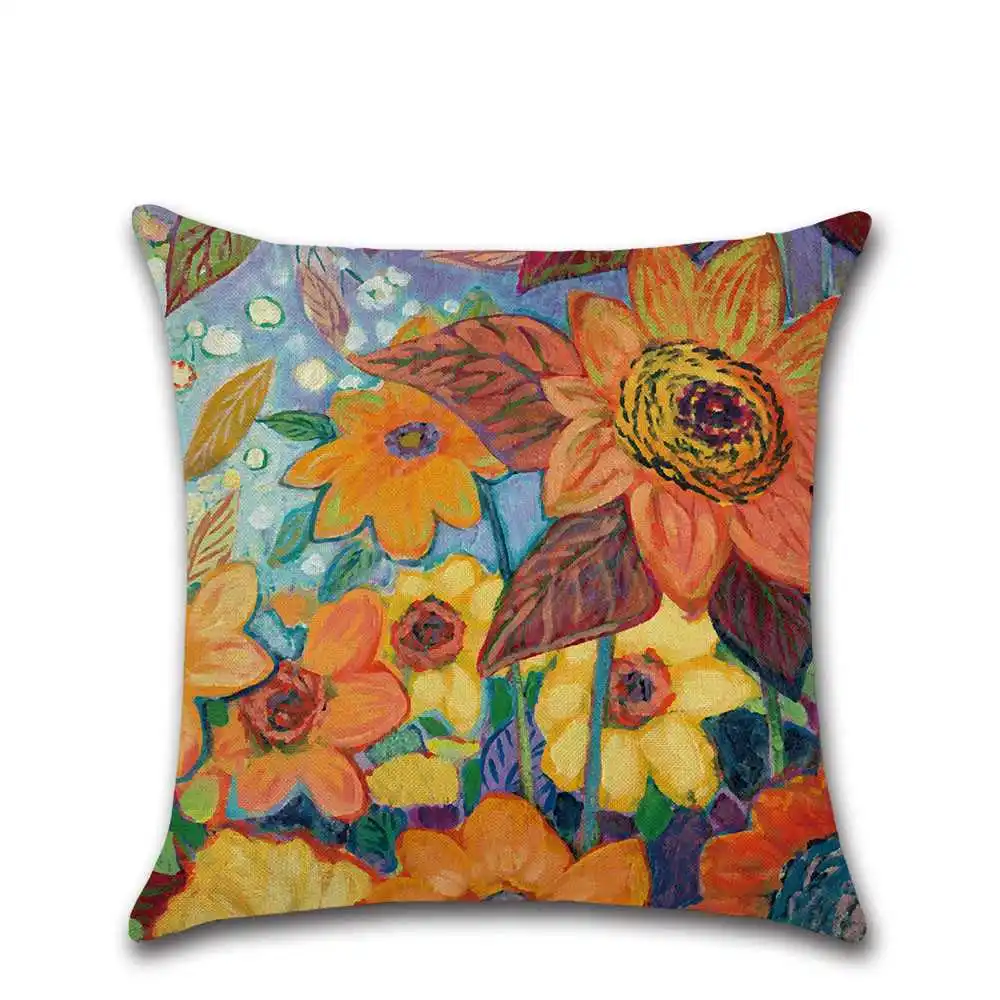 Искусственное растение Обложка чехол льняные наволочки декор для телефона 45*45 см