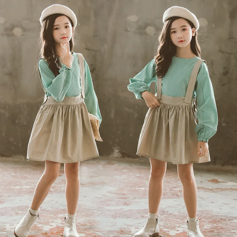 Комплекты одежды для девочек эксклюзивная Одежда осенняя футболка в сетку +