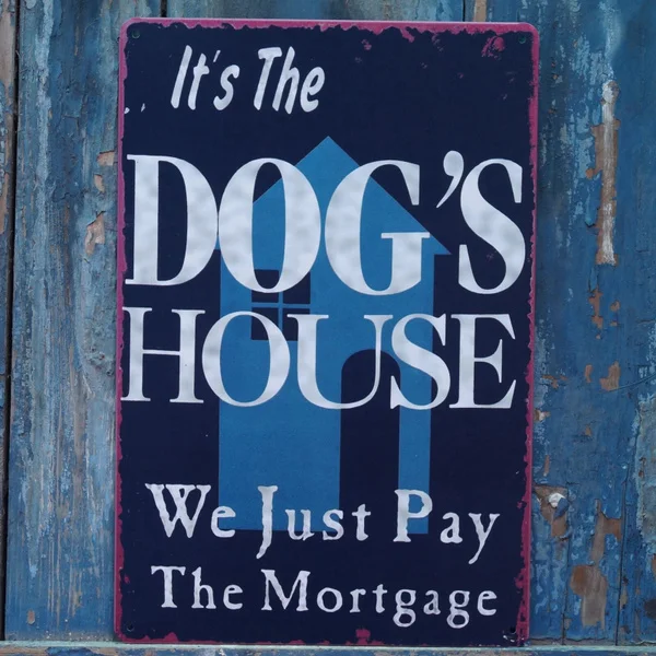 

Collectibles DOG'S HOUSE Vintage Metal Tin Signs Home Pet Store Wall Decor