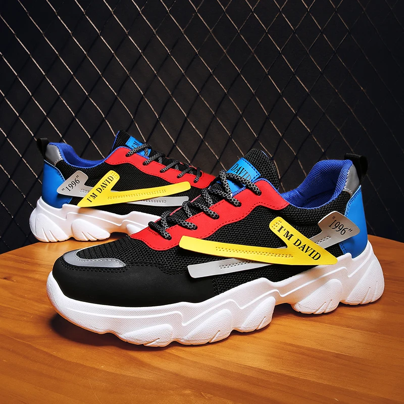 

CRLAYDK Mens Sneakers Running Walking Shoes Casual Sport Breathable Flats Fitness Trainers Outdoor Youth Boys Mannen Schoenen