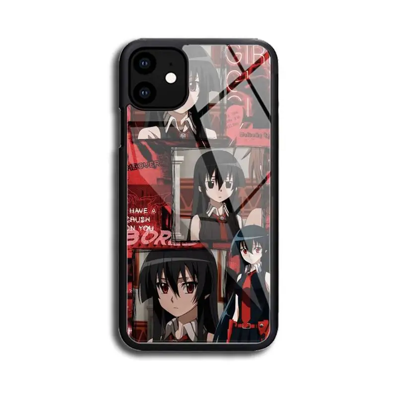 

Anime Akame Ga Kill Phone Case Rubber for iPhone 12 11 Pro Max XS 8 7 6 6S Plus X 5S SE 2020 XR 12 Mini case