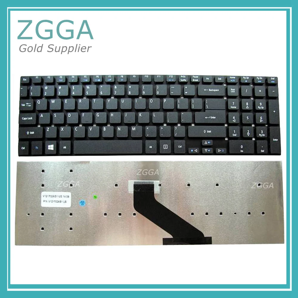 Клавиатура для ноутбука с американской раскладкой Gateway ID57H NV52L NV55 NV55S NV56R NV57H NV75S NV76R