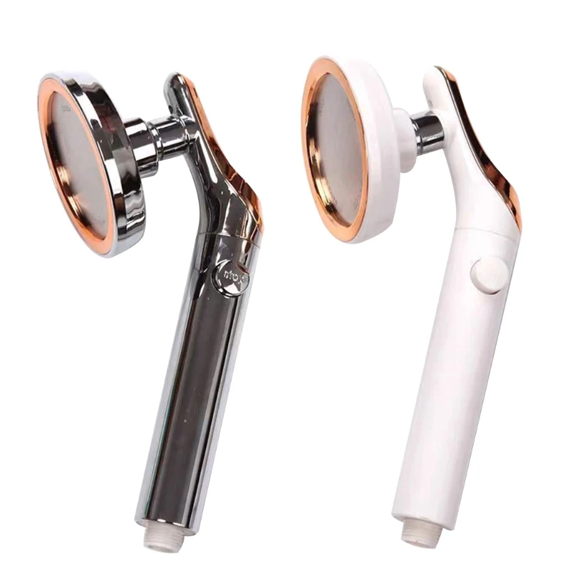 

High Pressure Handheld Shower Head Rotatable Rain Showerhead with Pause Switch