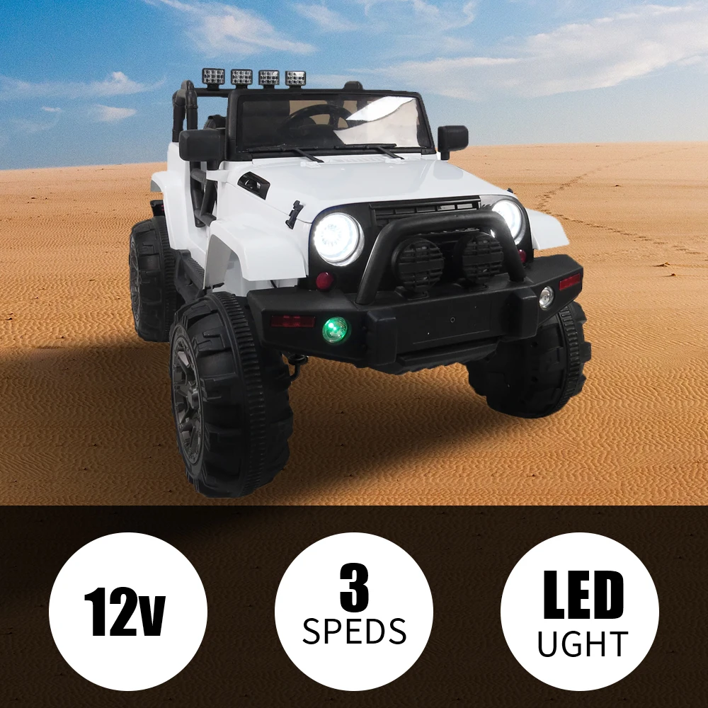 

Garden cart 12V Kids Ride On Car SUV MP3 RC Remote Control LED Lights Child Car Gift Children's Outdoor Car