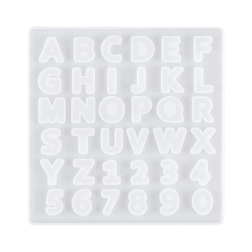 

Uppercase Letter Digital Silicone Mold Soft Mold for UV Resin Mold Epoxy Resin Art Supplies Resin Mold Pendant Pendant Model