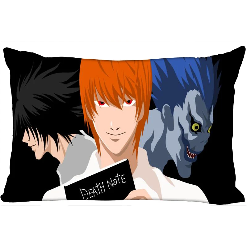 Новое поступление тетрадь смерти наволочка с аниме декоративная 45x35 см (с одной