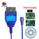 FTDI FT232RL для Fiat для VAG KKL 409 Автомобильный Диагностический кабель для VAG KKL интерфейс с переключателем USB сканер инструмент
