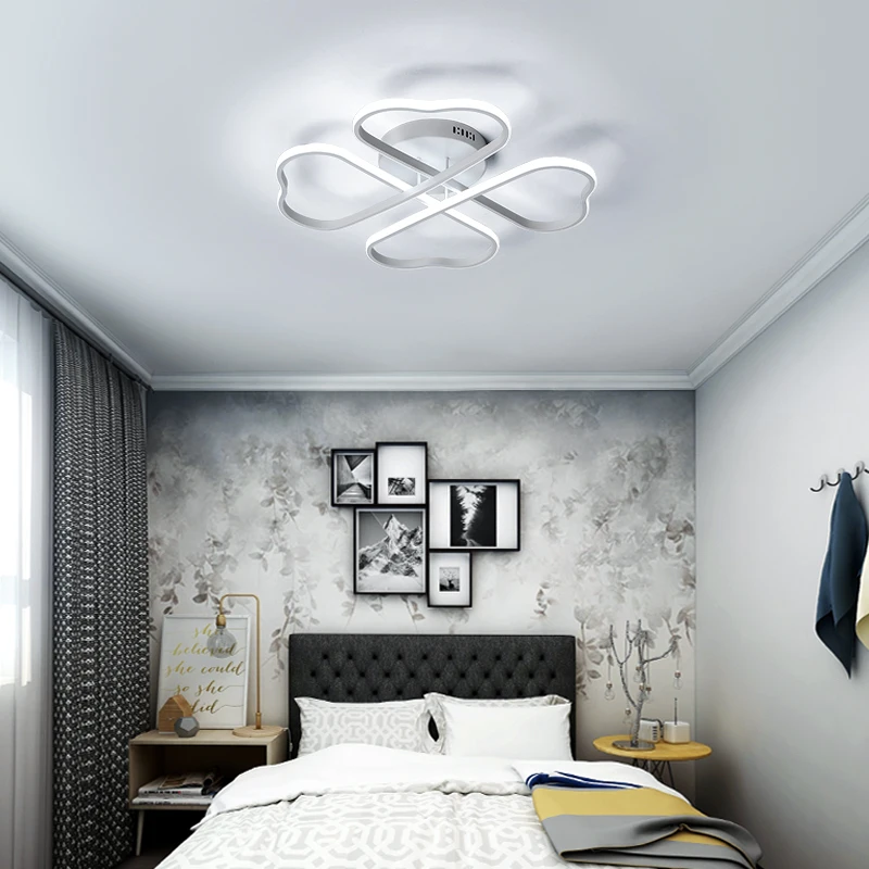 

Modern LED chandelier living room dining room bedroom white chandelier AC100-240V free shipping