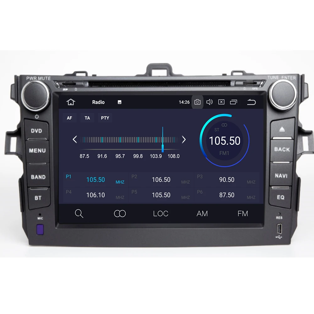 8 ips Car Android 9,0 DVD gps плеер для Toyota AURIS 2006 2007 2008 2009 2010 2011 система навигации транспортного средства Райдо BT Wi-Fi/4G карта DAB