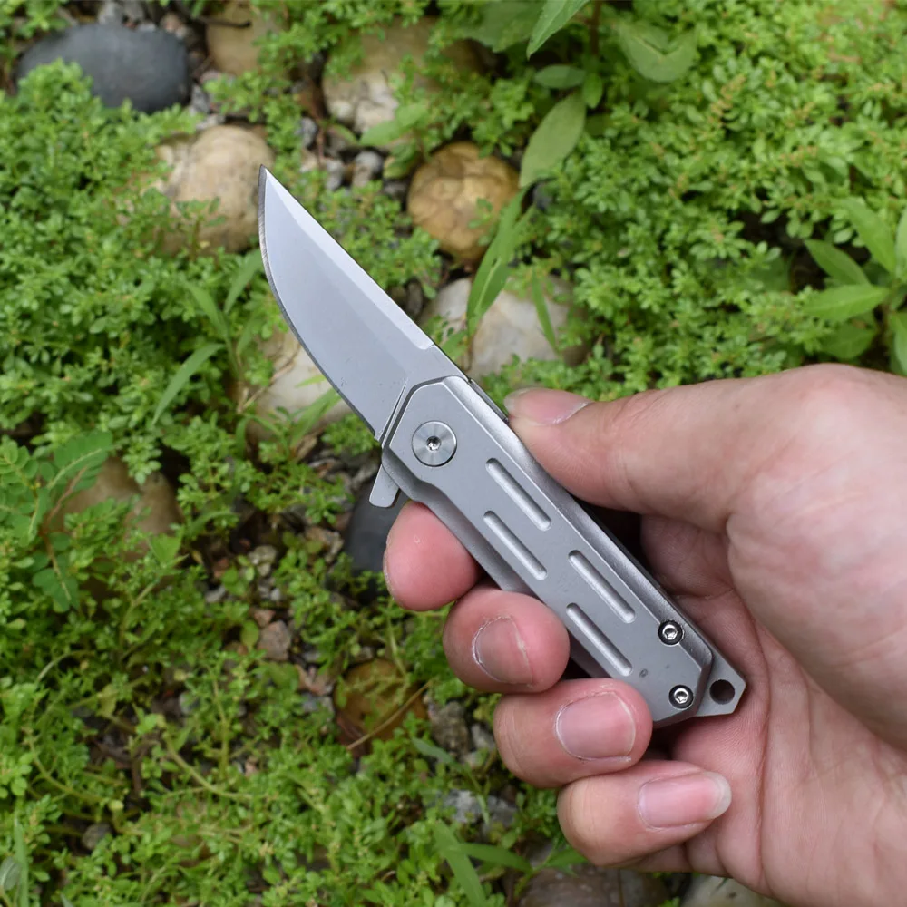 

60HRC D2 Mini Folding Knife Self Defence Survival Tactical Hunting Pocket Knives EDC Hand Tools Fixed Blade Knife Dropshipping