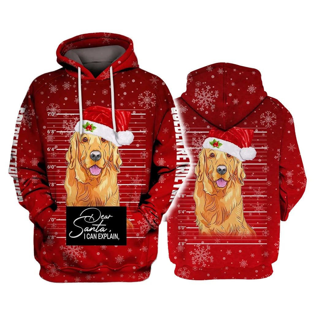 

Christmas Men's/Women's Hoodie Santa 3D Printed Hoodie