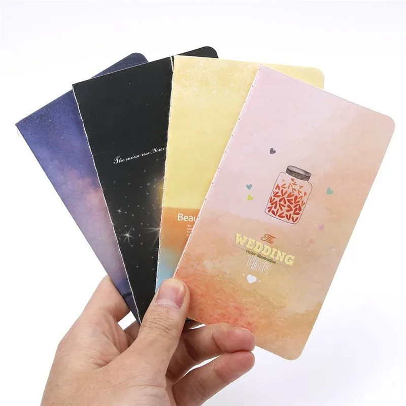 Новая Мини Милая тетрадь для дневника с бумагой на подкладке винтажная ретро