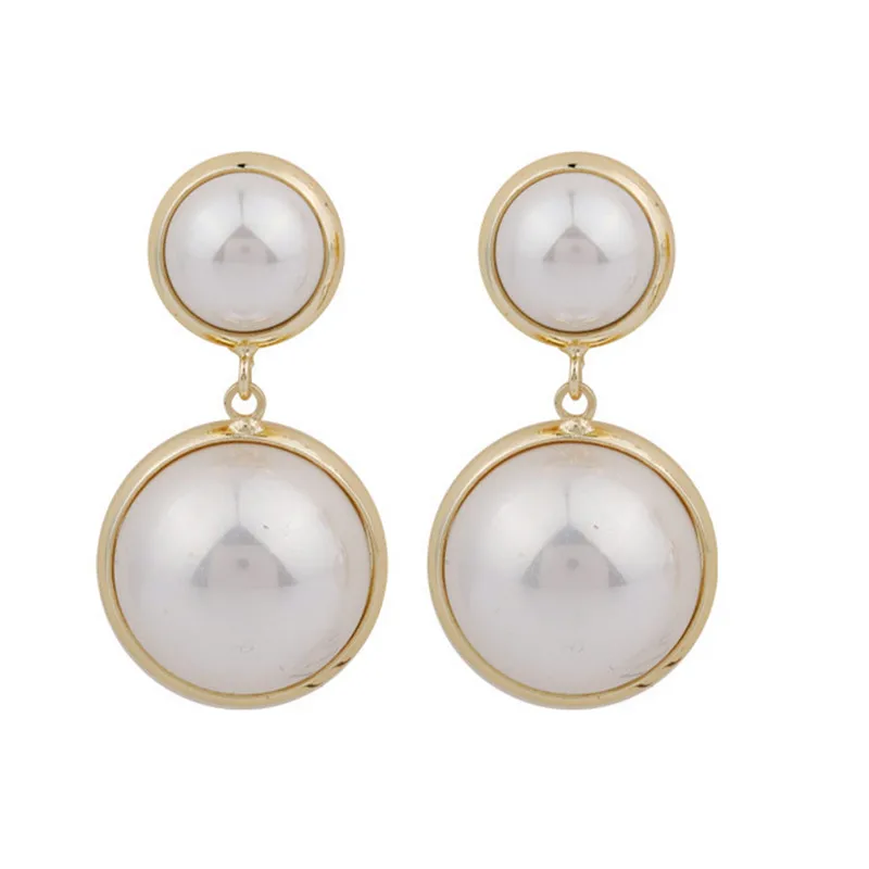 

Imitation Half Pearls Earrings Jewelry for Women Stud Earrings 2020 New Fashion Birthday Gifts Women's Dangler Earrings Eardrop