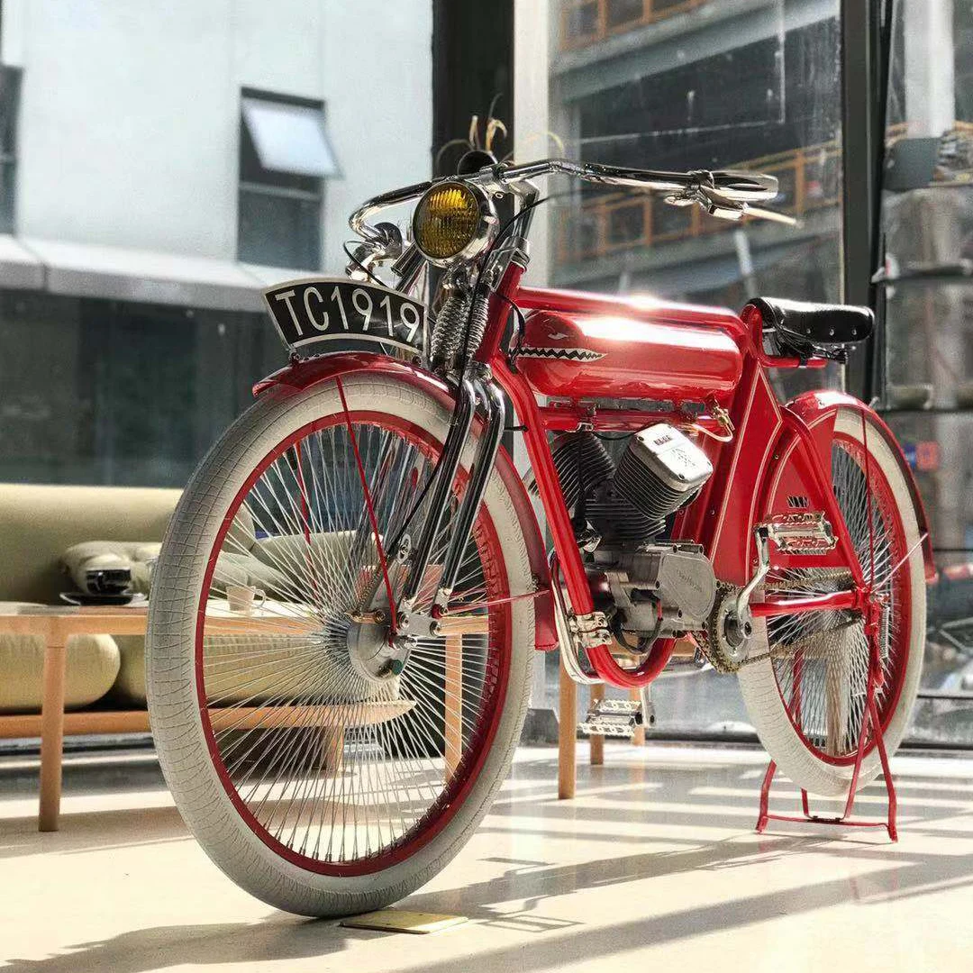 TC1919 bicicletta motorizzata retrò Badass carburante bicicletta dispari  macchina a due tempi bicicletta motorizzata Chopper bici altamente su  misura|Bicycle| - AliExpress