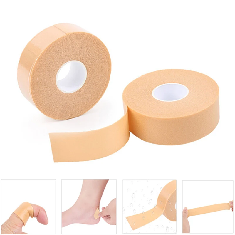 

1 Roll Foam Cotton Heel Sticker Tape Heel First Aid Blister Pedicure Pad Insole