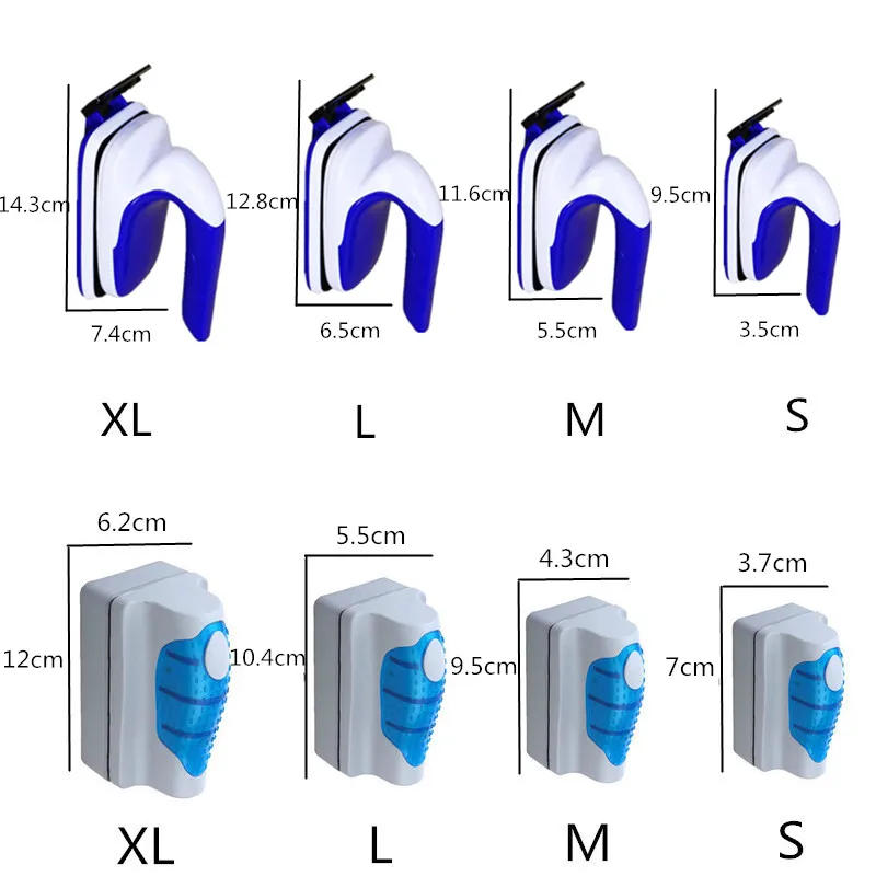 Практичная плавающая Магнитная Щетка для аквариума очиститель магниты на окна