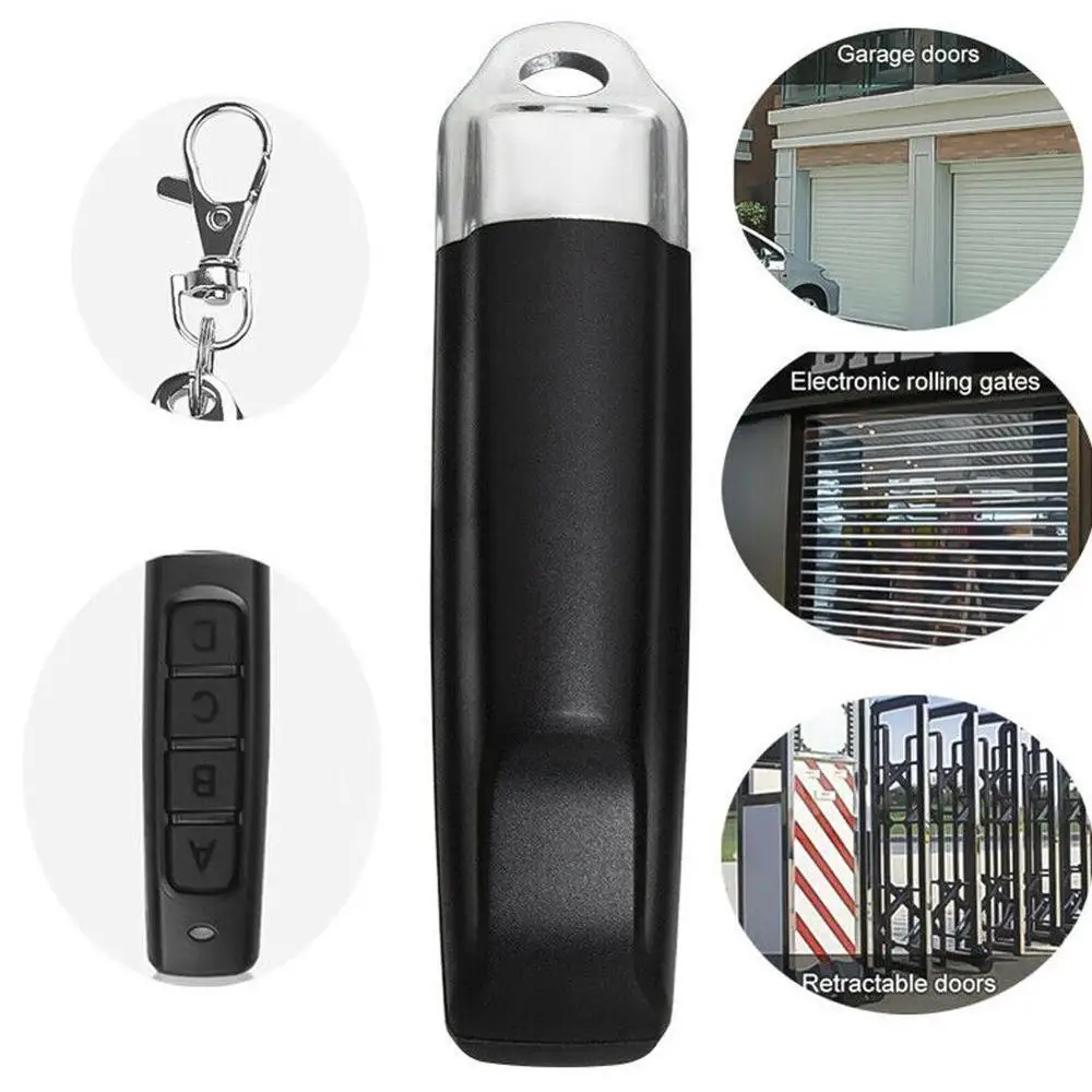 

433MHZ Remote Control Garage Gate Door Opener Remote Control Duplicator Clone Cloning Code Car Key 4 Buttons Universal