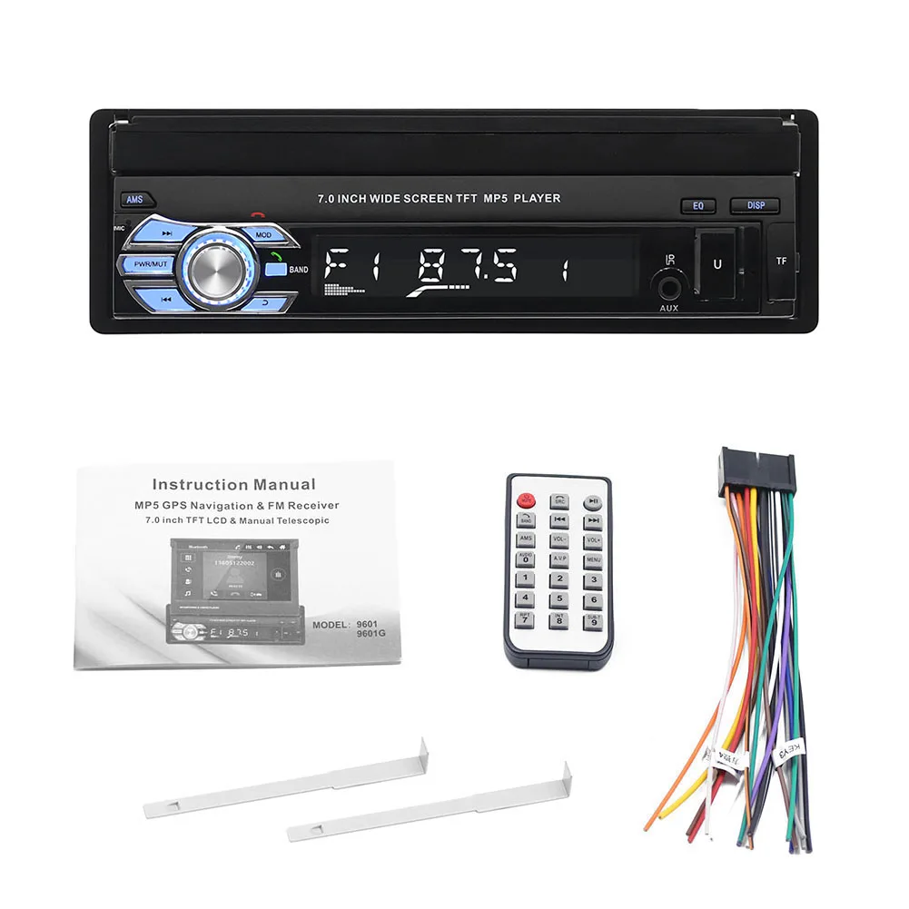 

Podofo 1 DIN Car Multimedia player 7'' Audio Player Universal Mirror link Car Autoradio Bluetooth Rear View Camera Auto Radio