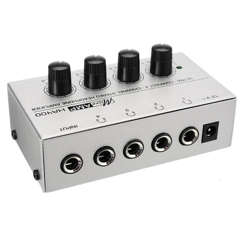 HA400 4 канала ультракомпактный стерео усилитель Microamp o аксессуары штепсельная