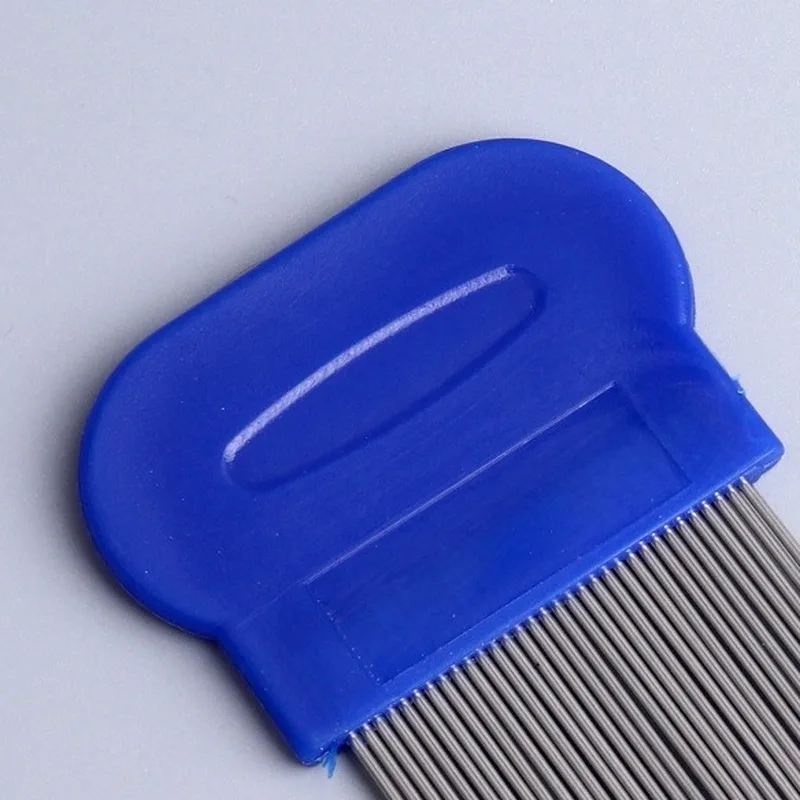 Гребень для собак и кошек длинная игла из нержавеющей стали против блох