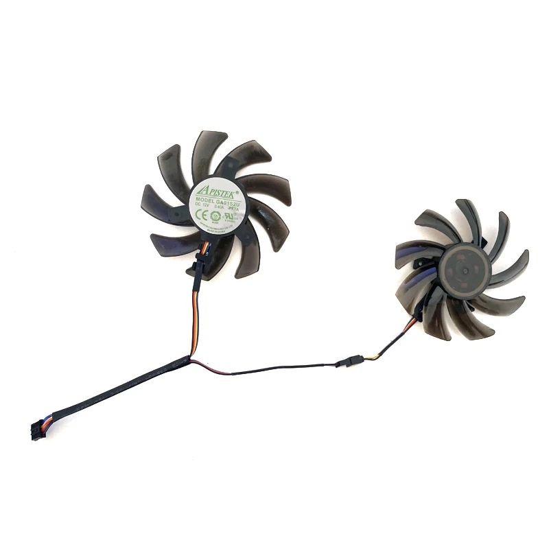 Фото Новый 85 мм GA91S2U FDC10H12S9-C для замены для Palit GeForce GTX 1070 Ti 1070 1060 1080 GTX1060 Двойная видеокарта 4Pin кулер №3