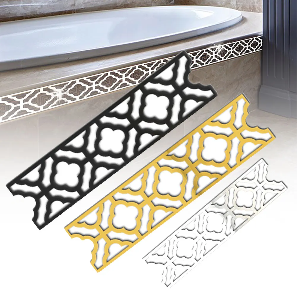 Акриловая зеркальная самоклеящаяся полоса на талию настенный стикер сделай сам