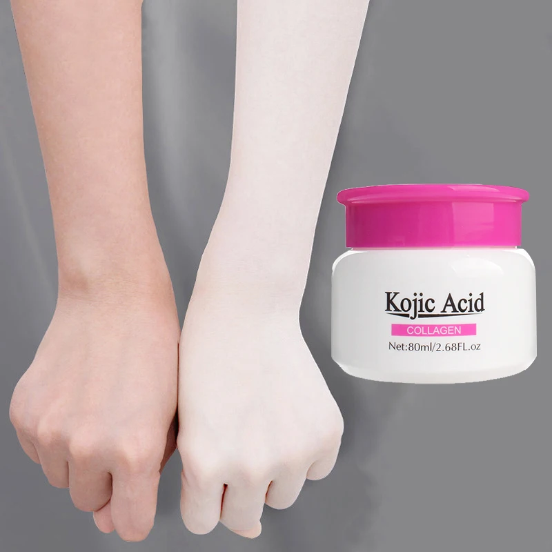 Kojic Acid отбеливающий крем с коллагеном для подмышек ног отбеливание коленей