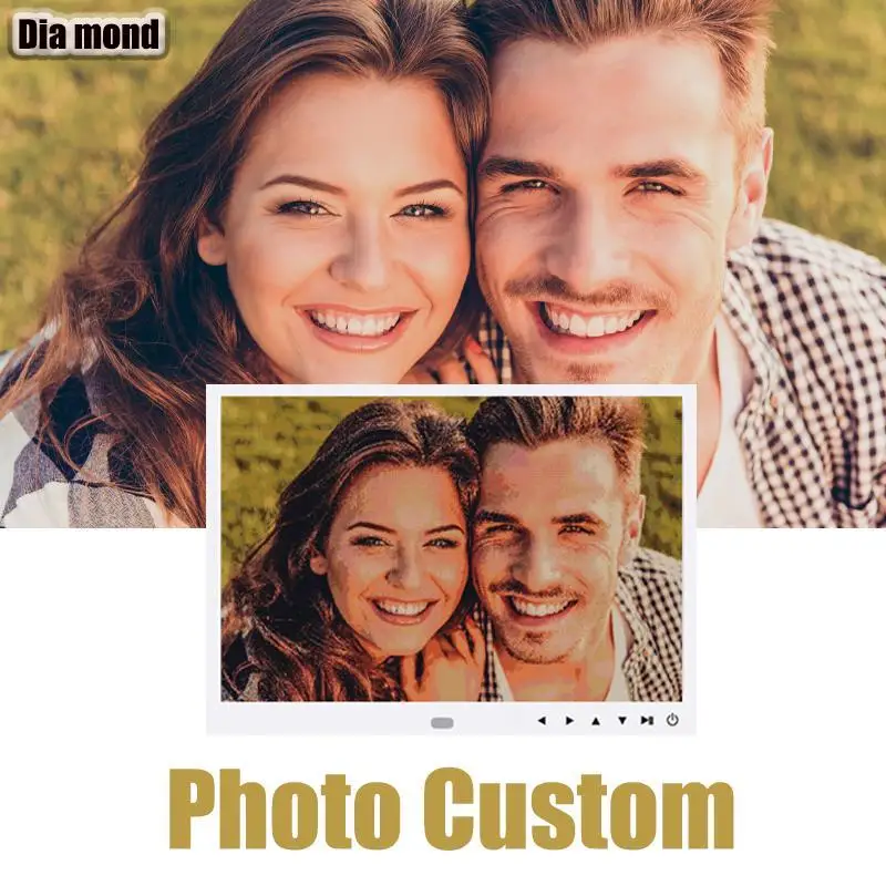 

Full Square/round Photo Custom Diamond Painting Craft Handmade Gift Diamond Embroidery Pictures of Rhinestones Home Decoration