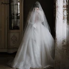 Женское свадебное платье Funyue, кружевное фатиновое платье с длинными рукавами, мусульманское бальное платье, с бисером, 2021, платье для невесты принцессы