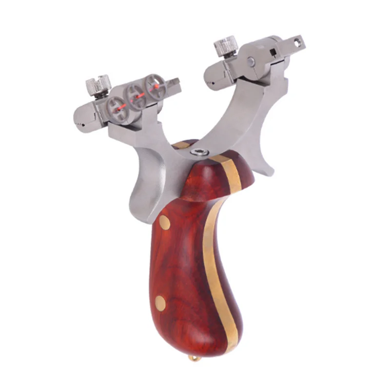 

High quality slingshot stainless steel mechanical sight outdoor hunting stainless steel shooting competitive slingshot catapult
