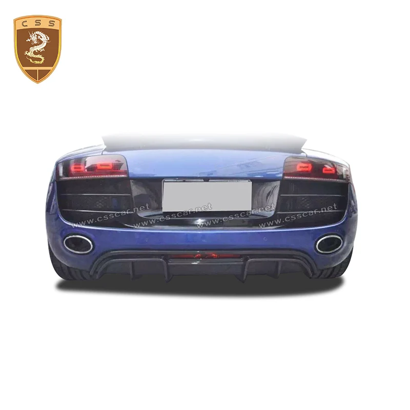 Авто модификация из углеродного волокна для R8 2007 2015 моделей углеродный передний