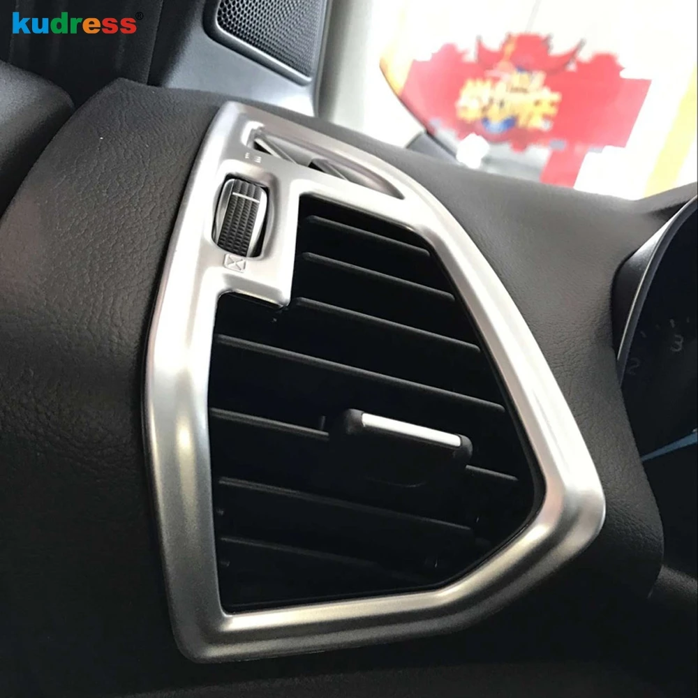 Для Ford Kuga Escape 2017 2018 2019 углеродного волокна подкладке спереди устанавливаемое на