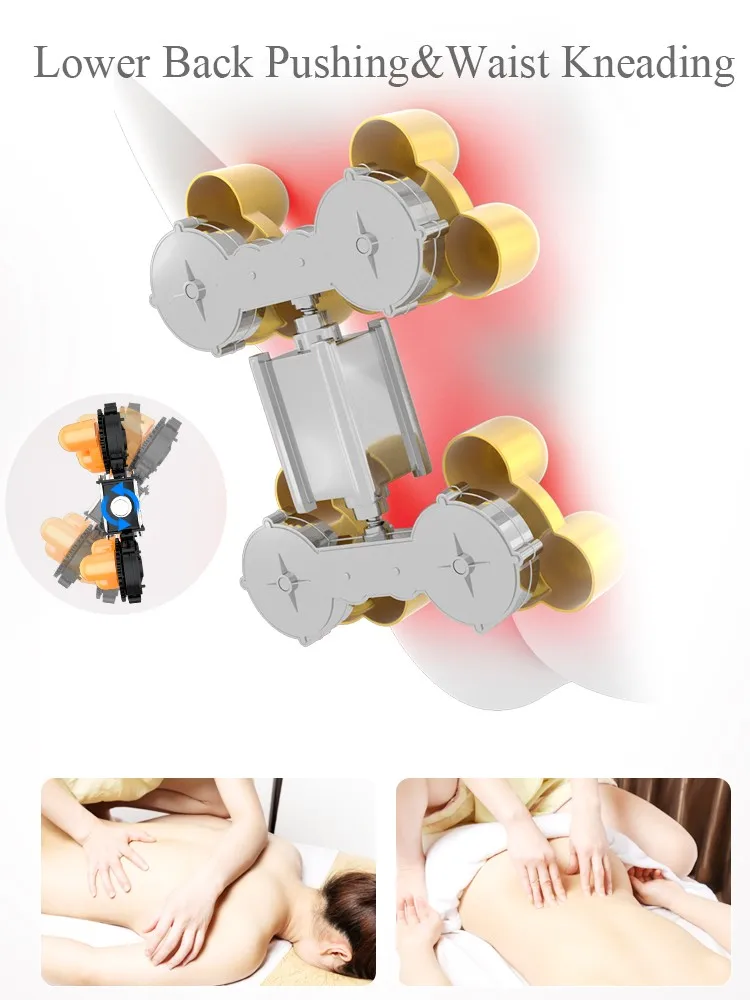 구매 무중력 전신 전기 난방 기능 마사지 의자, 지능형 지압 등 목 허리 마사지 소파 통증 완화 스파
