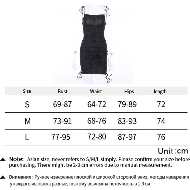 

Lace Up Bodycon Ruched Mini Dress Spring Summer 2021 Spaghetti Strap Backless Casual Elegant Slip Dresses for Women Streetwear
