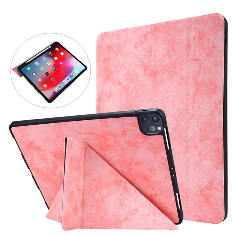 Чехол для iPad Pro 11 12 9 дюймов 2018 2020 с держателем карандашей Роскошная флип подставка
