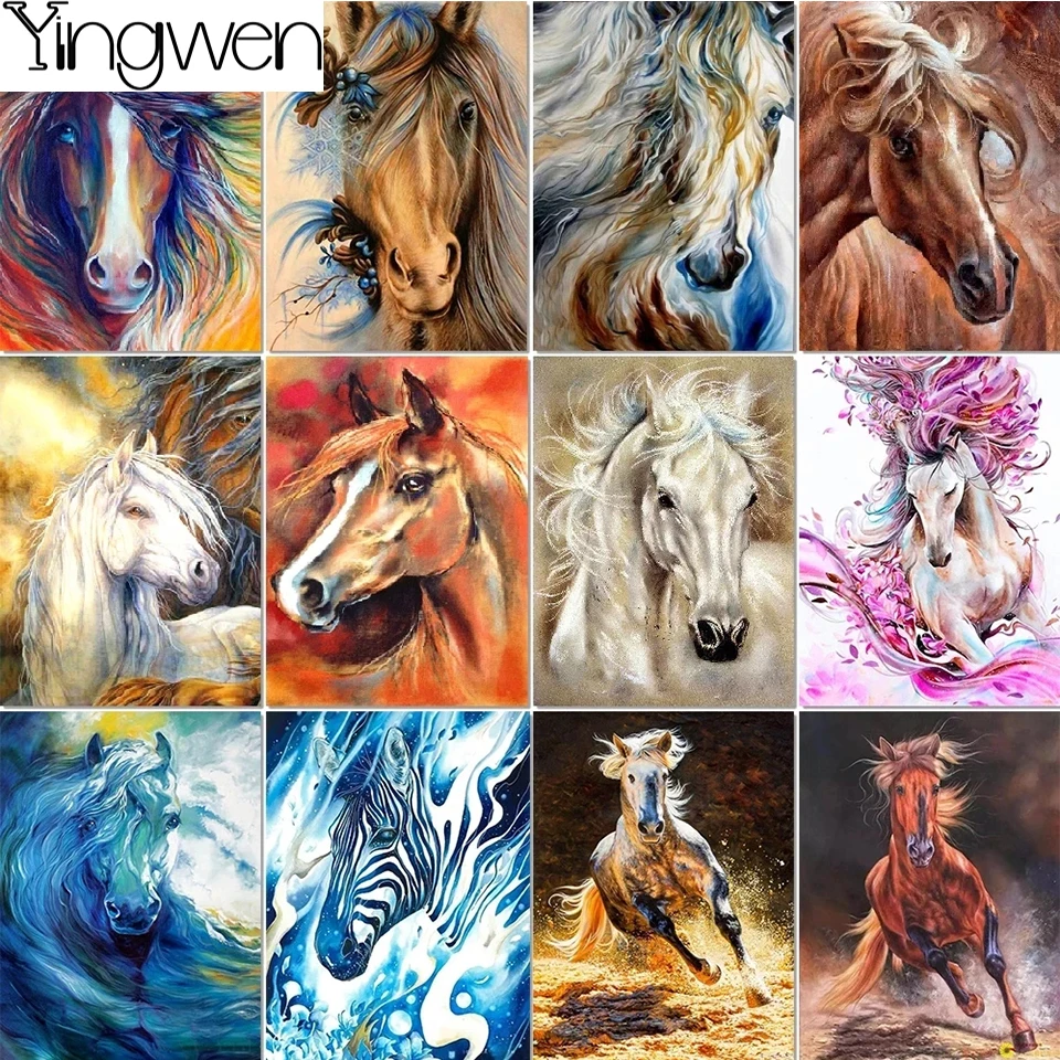 

5d Full Diamond Painting Horse Diamond Embroidery Icons Animal Cross Stitch Mosaic Art 5d Diamonds Picture Home Decoration Gift