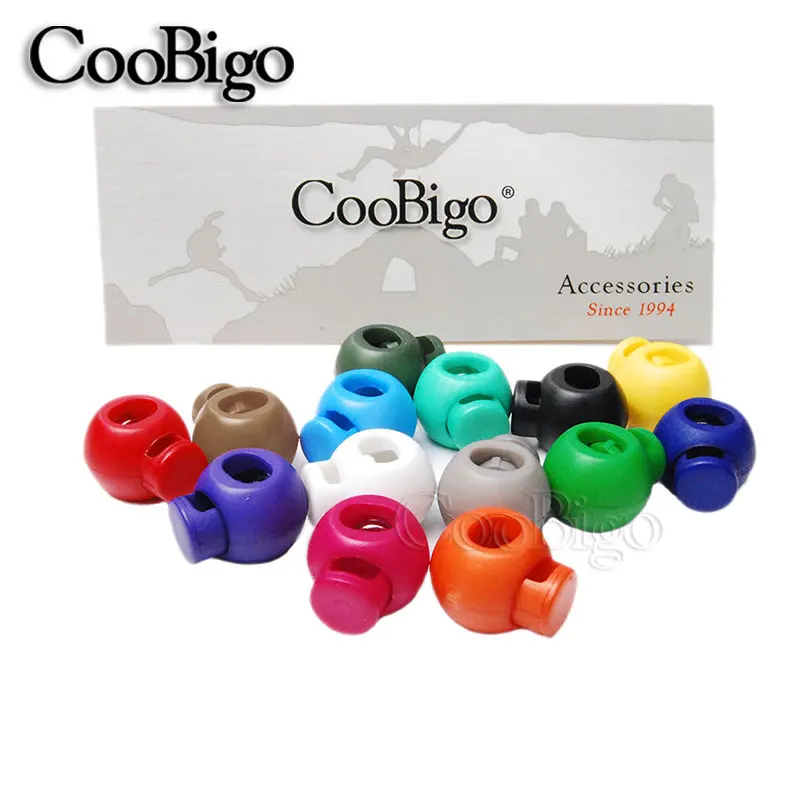 Mixed Colors sent 5 шт. пластиковый цветной круглый пружинный фиксатор для фиксации шнура, фиксатор для спортивной одежды, обуви, веревки, детали для рукоделия - Цвет: Mixed Colors sent